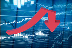 Pump and dump scheme with red arrow